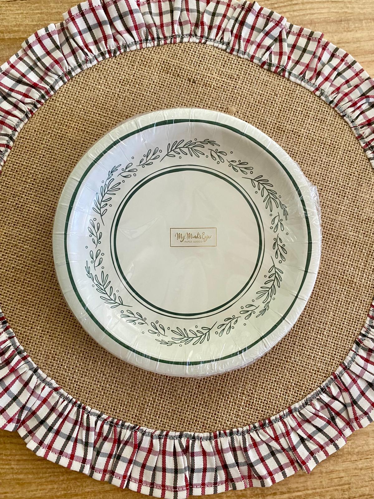 Platos cenefa verde - Imagen 3